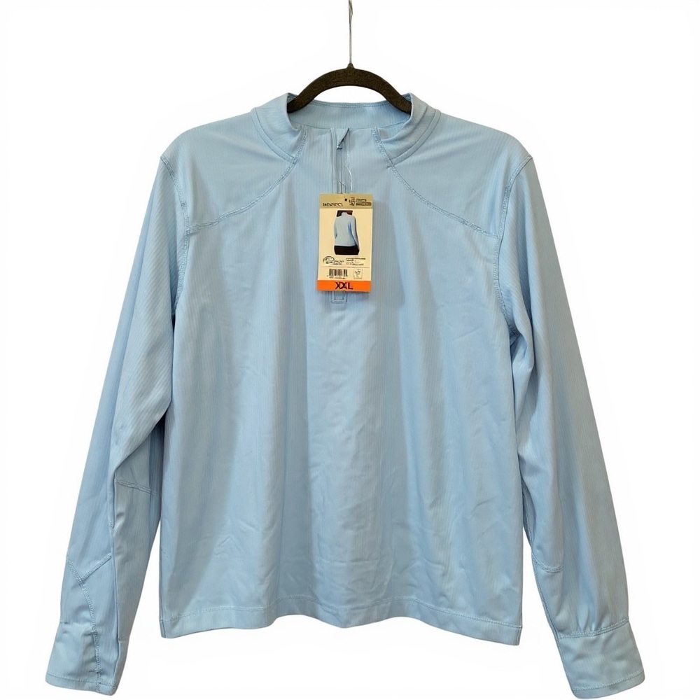 Mondetta 1/2 Zip Ribbed Active Top - Picture 4 of 10